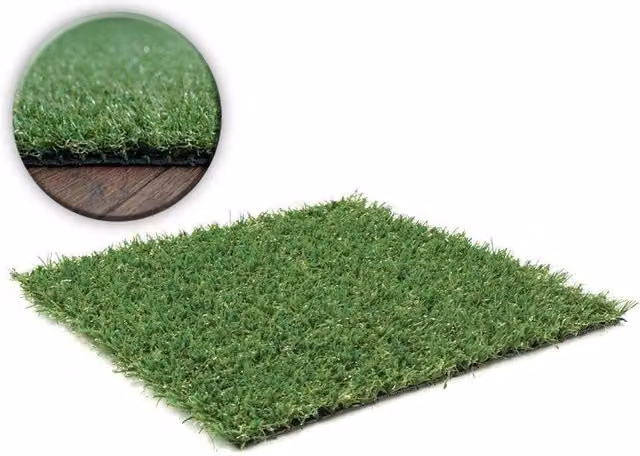 RugsX Oryzon Artificial Grass Rug in Green, W: 300 cm, D: 400 cm – 1