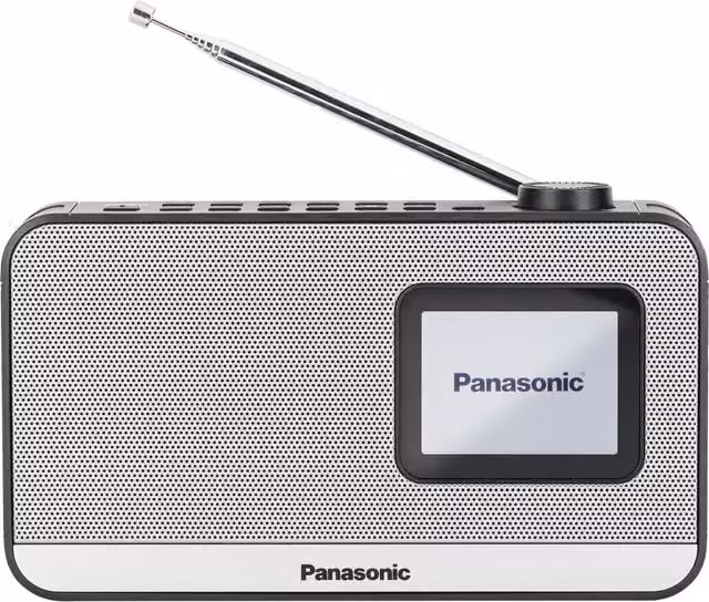 Panasonic Portable DAB+ and FM Radio with Bluetooth in Silver