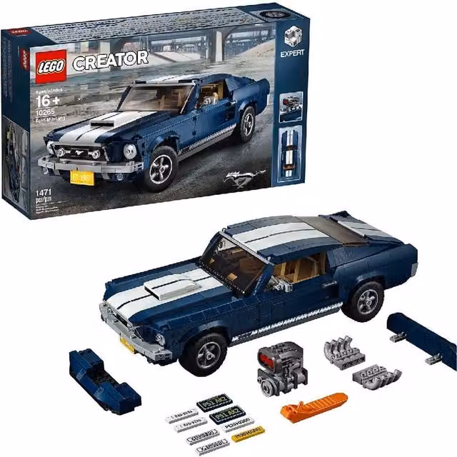 Lego Creator Ford Mustang 10265 Creative Vehicle Set in Blue and White