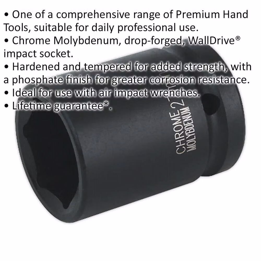 Loops 27mm Forged Impact Socket 3/4 Inch Sq Drive Chromoly Impact Wrench Socket Black – 2