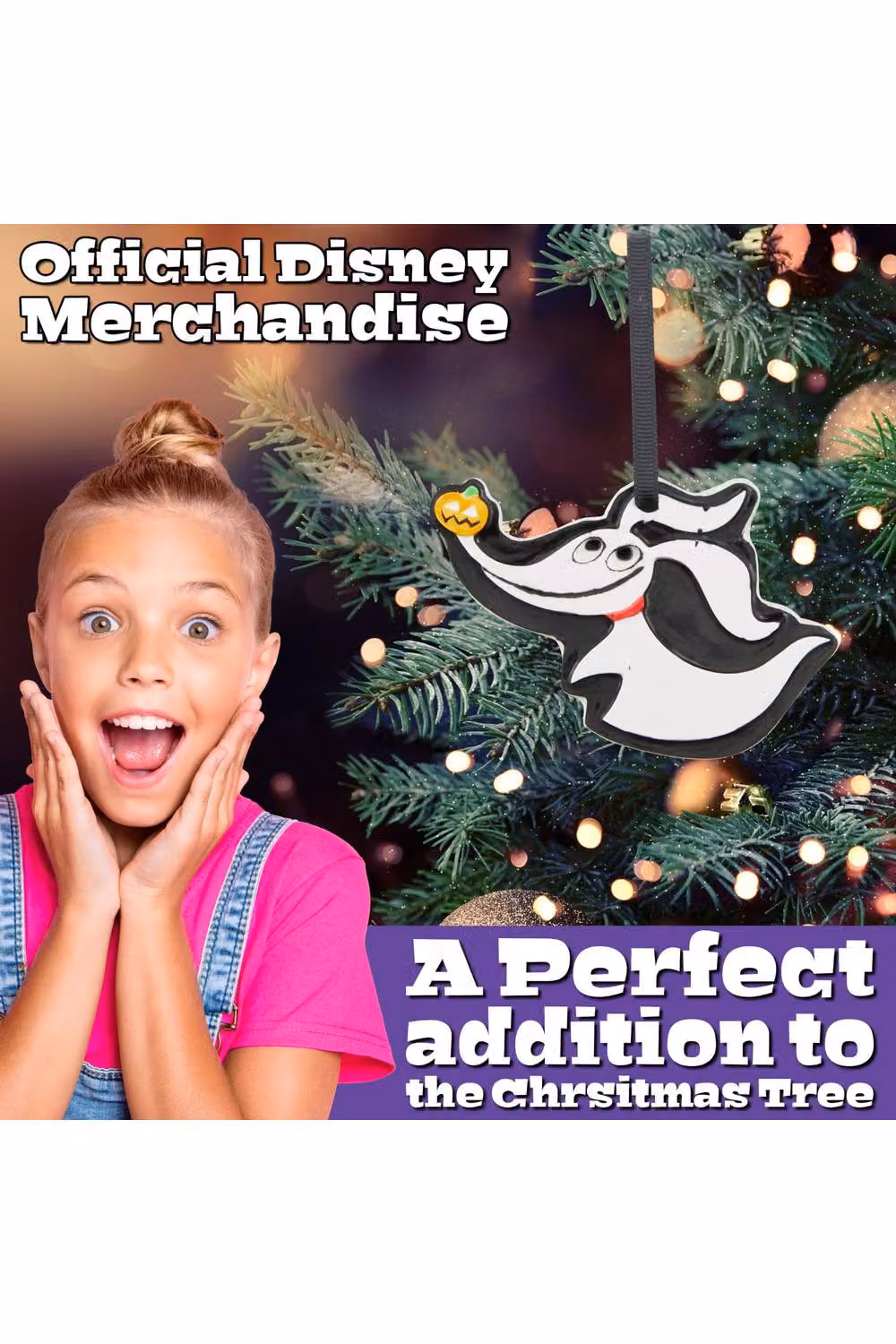 Disney Paint Your Own Christmas Bauble Decorations Set in Purple and Multicolour – 9