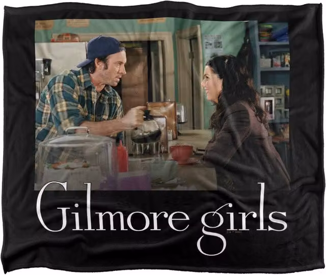 Warner Bros. Gilmore Girls Lorelai and Luke Super Soft Fleece Throw Blanket, Multicolour, W: 152 cm, D: 127 cm – 5