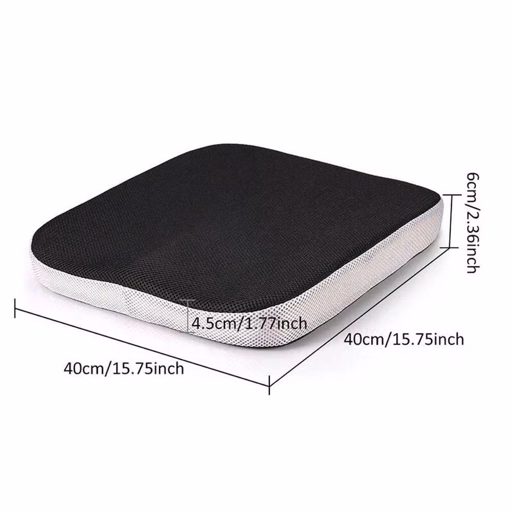 PAWNORA Contoured Memory Foam Seat Cushion for Adults in Black – 2
