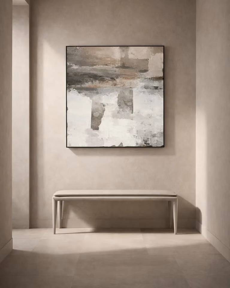 Tommy Franks Patch Abstract Modern Graphic Wall Artwork, Multicolour, W: 160 cm, H: 120 cm