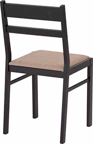 Seconique Radley Black Dining Table and 4 Chairs Set – 5
