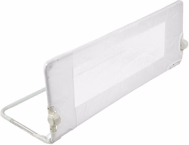 Safetots Foldable Mesh Bed Rail, White, W: 100 cm, H: 40 cm
