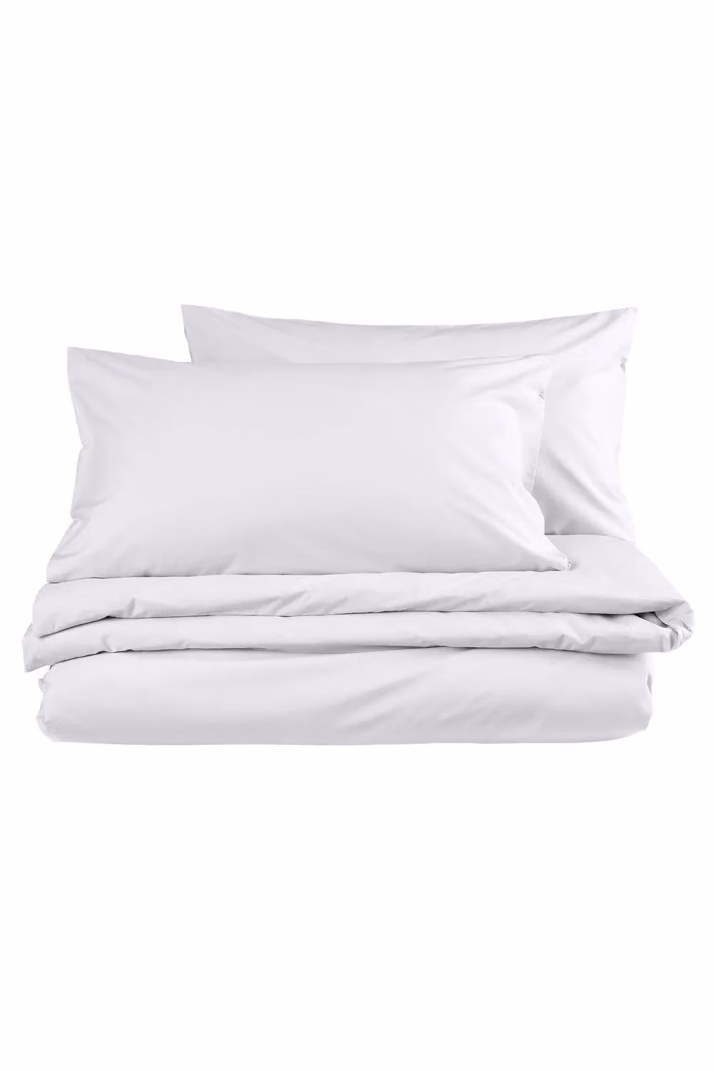 CHRISTY Pure Cotton Percale Duvet Cover Set, White, 200 x 200 cm – 2