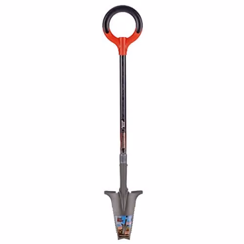 Radius Garden 23311 Root Slayer Perennial Shovel, Red