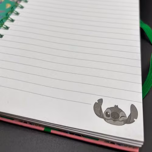 Disney Lilo and Stitch Oh Yeah Whatever Design A5 Wiro Notebook with Lined Paper – 3