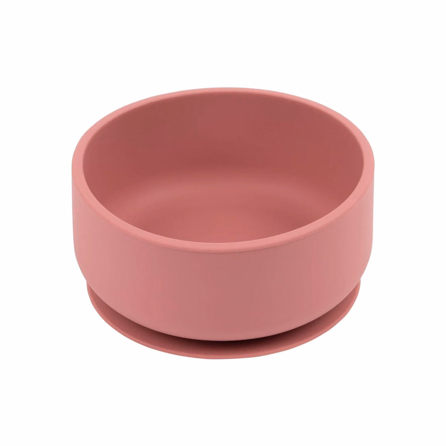 Tiny Dining Silicone Suction Bowl with Lid in Pink, Microwave Safe – 2