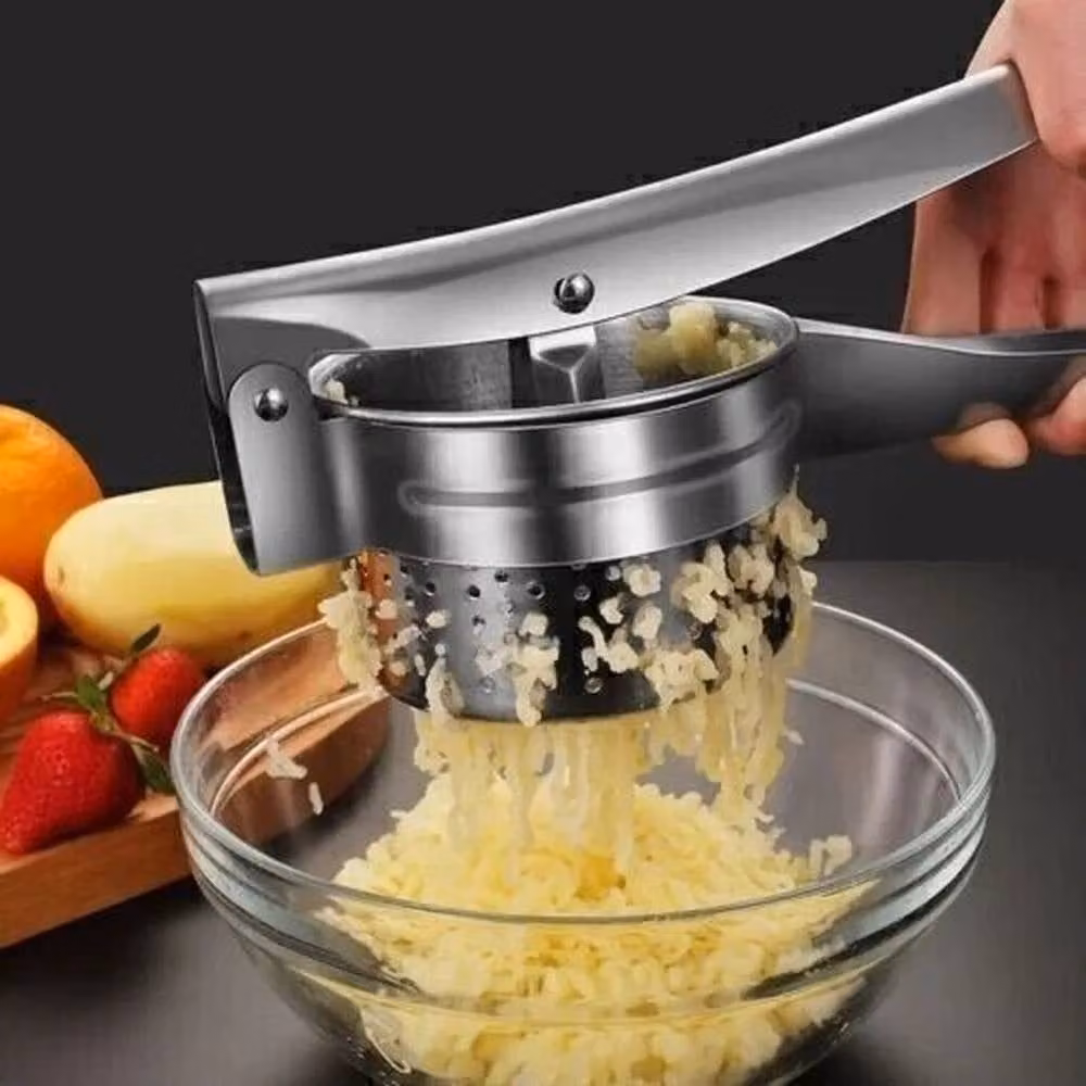 Pawnora Stainless Steel Potato Ricer and Vegetable Masher in Silver – 2