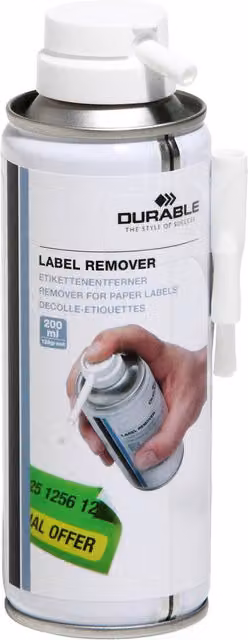 Durable Label Remover in White