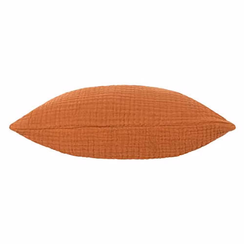 Riva Home Square Cotton Cushion with Polyester Filling, Brown/Orange, W/D/H: 45 x 45 x 45 cm – 2