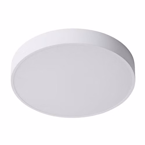 Netlighting Modern LED Ring Flush Ceiling Light, White, Warm White 3000K, 1800lm