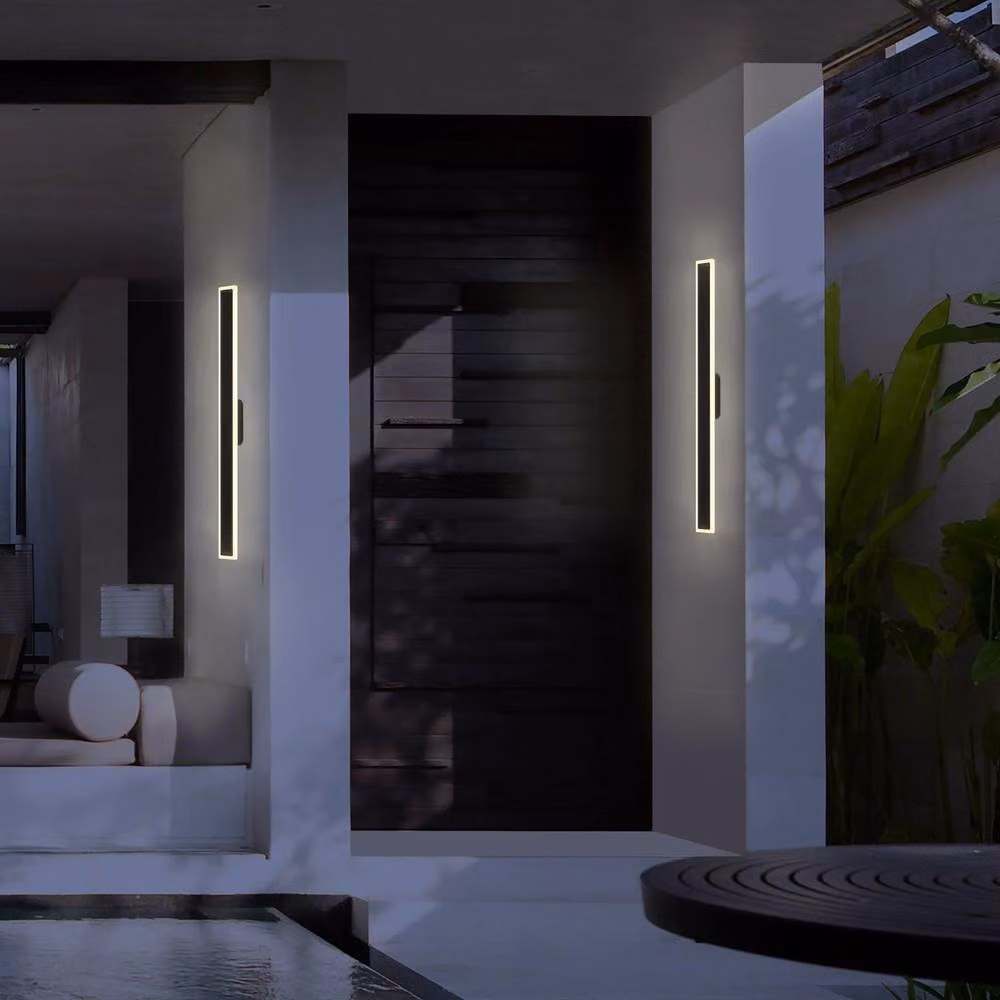 Harper Living 22W LED Up and Down Wall Light, IP54 Weatherproof, Dark Grey, Height: 102.5 cm, 3000K Warm White – 5