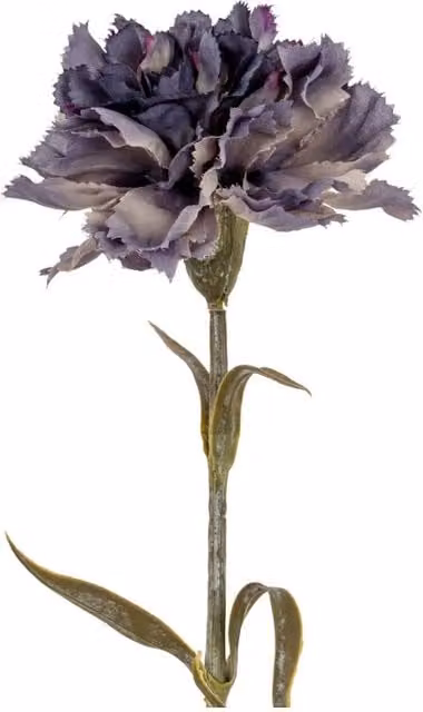 KDMD Purple Carnation Textile Stem for Autumn Floral Decor