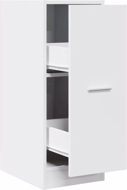 Berkfield Home Apothecary Cabinet in White, W/D/H: 30 x 41 x 77.5 cm