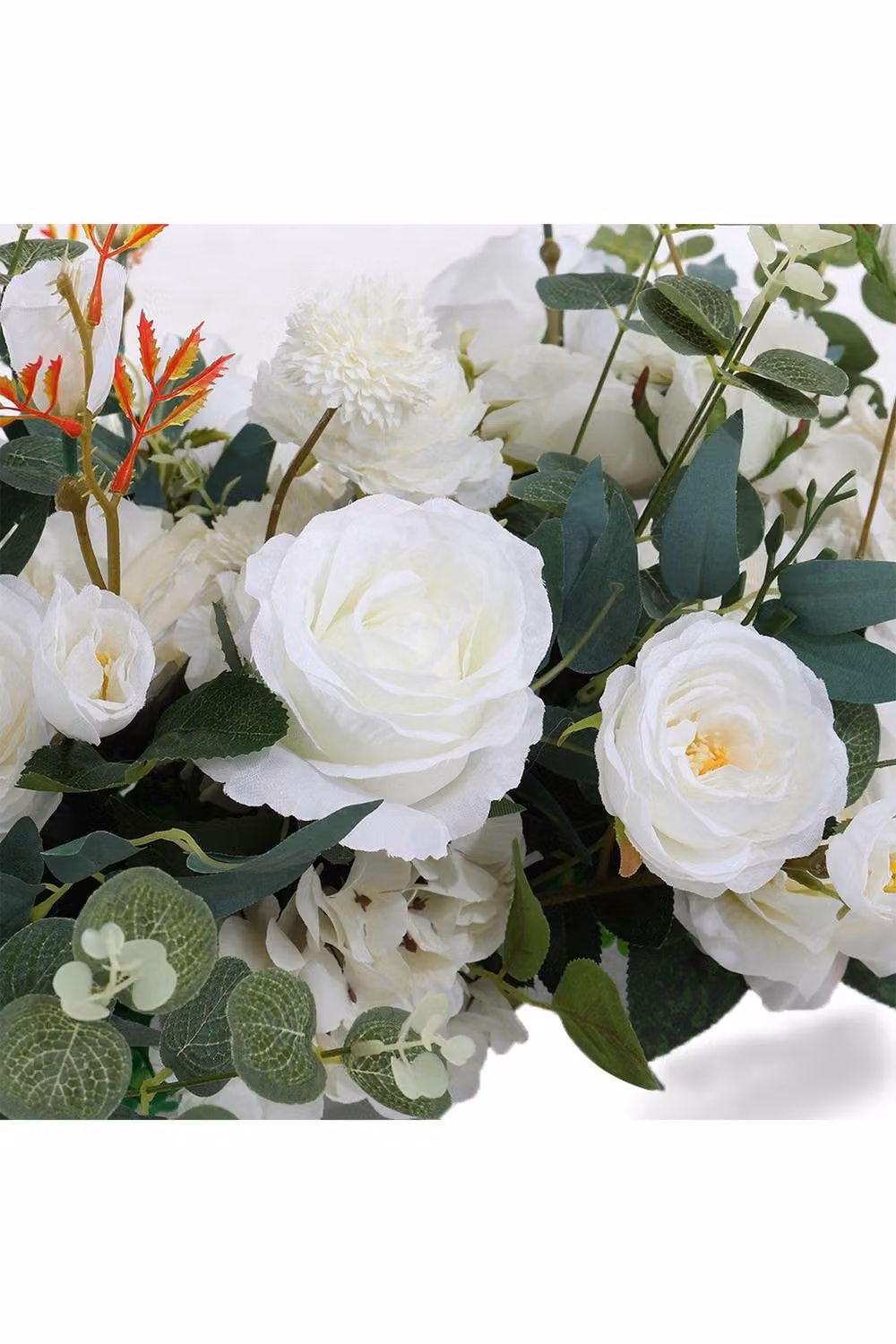 Garden Sanctuary Multicolour Mixed Floral Artificial Flower Row for Wedding Aisle Decor – 3