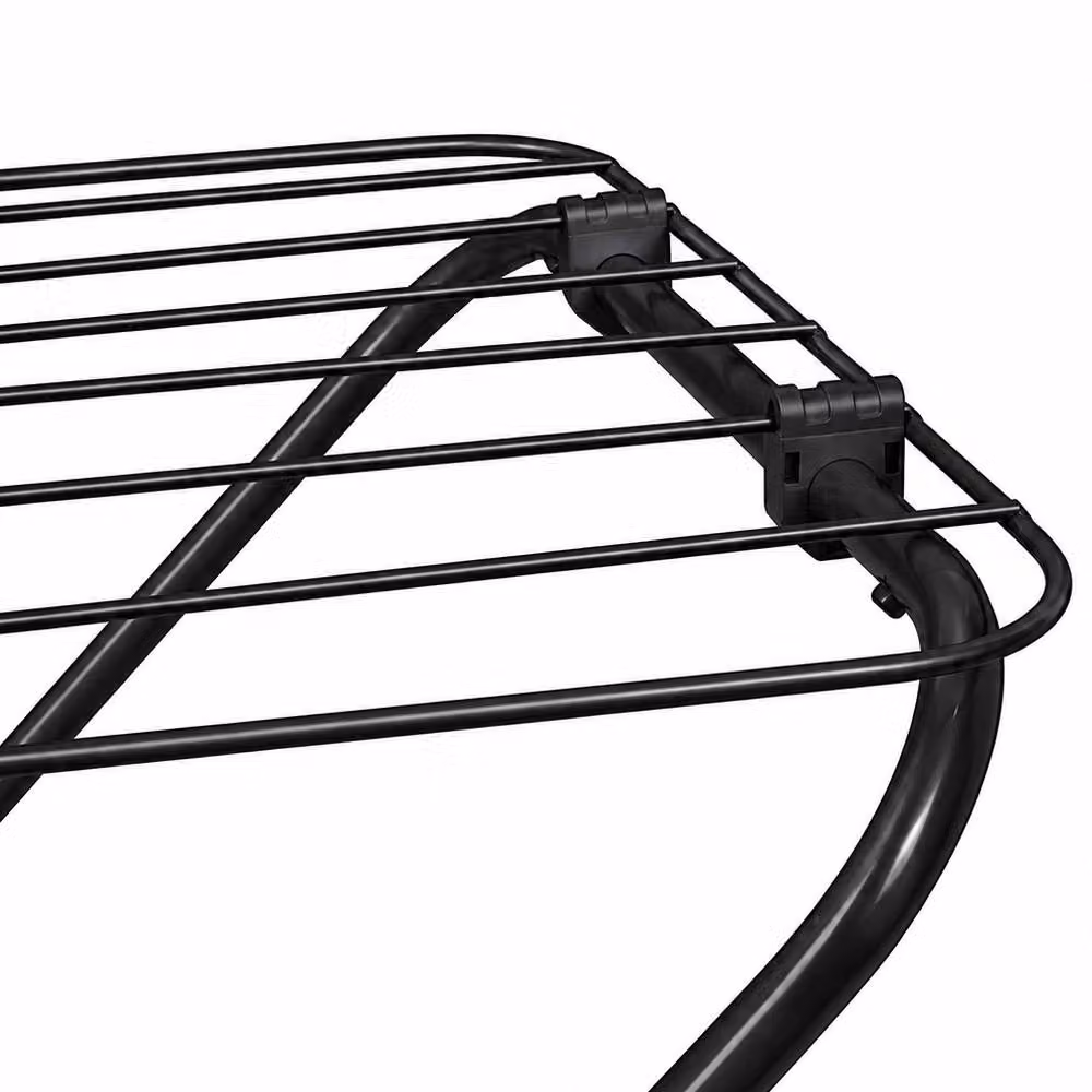 Voltico Foldable Free Standing Clothes Airer Drying Rack in Black – 3