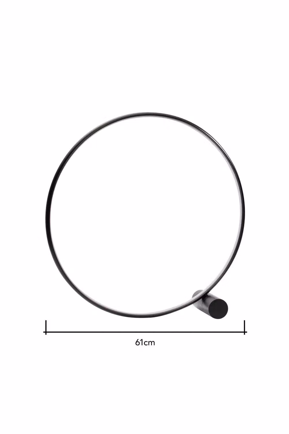 BHS Lighting Sola LED Ring Floor Lamp in Black – 3
