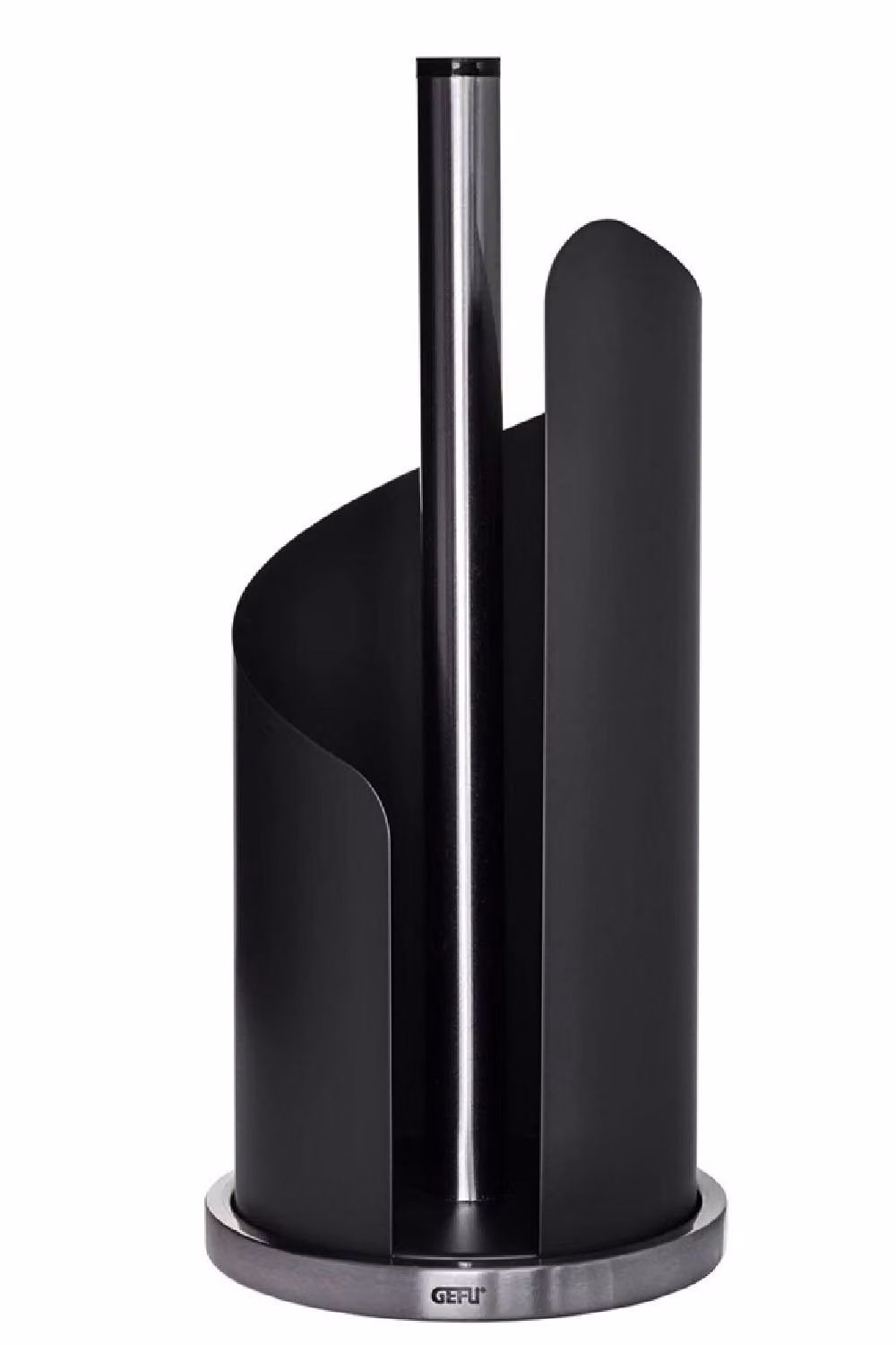 Gefu Curve Freestanding Paper Towel Holder with Weighted Base in Black – 3