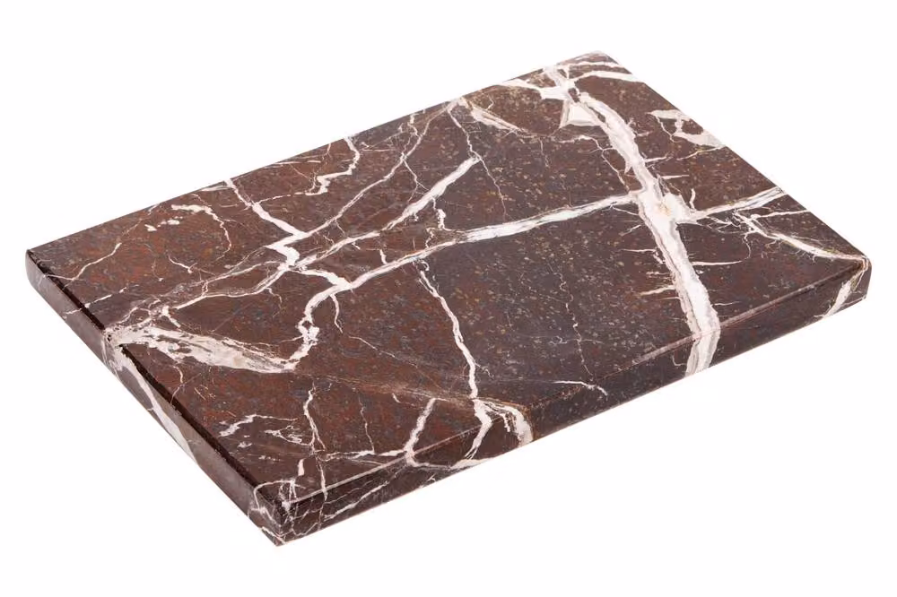Orsina Salmo Rectangular Red and White Marble Chopping and Serving Board – 3