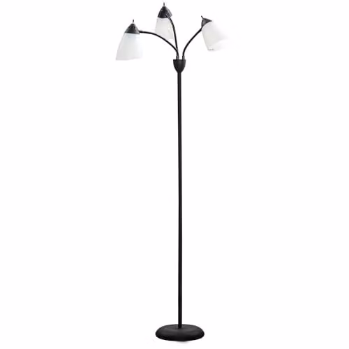 HOMCOM Industrial Arc Tree Floor Lamp in Black, Height: 155 cm – 1
