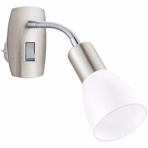 Loops Modern RGB LED Wall Light in Chrome and Silver Metal – 1