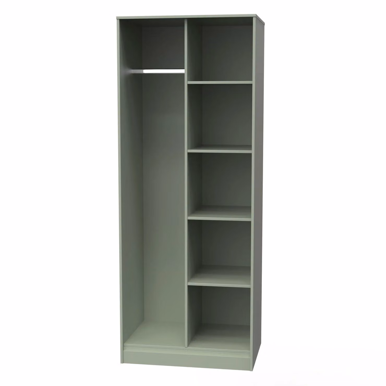 Ready Assembled 2 U Madrid Open Wardrobe in Pale Green – 2