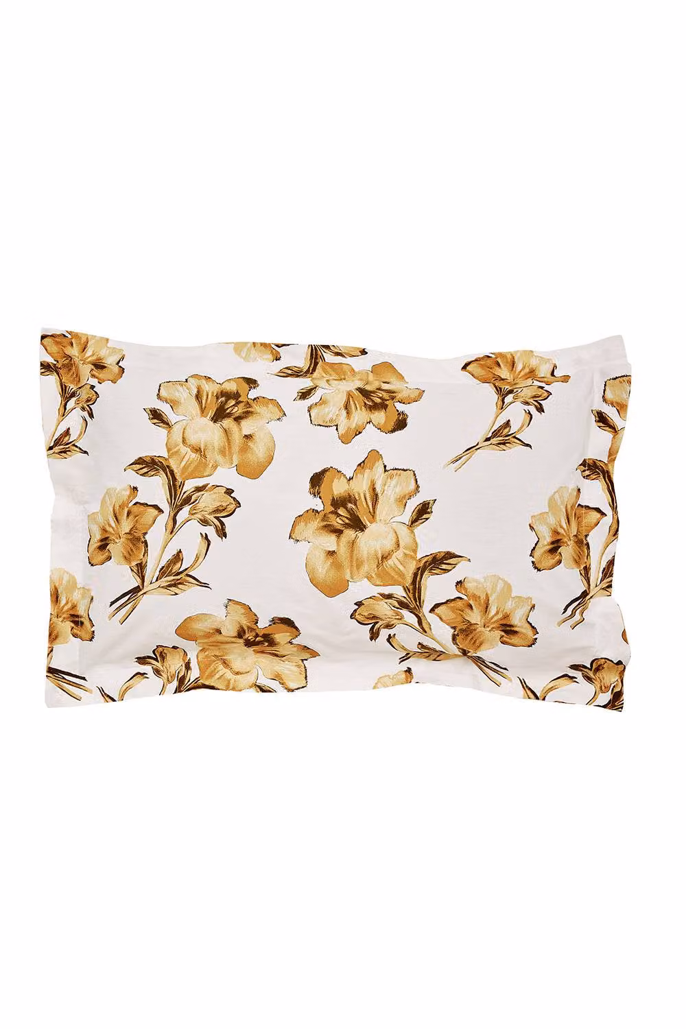 Ted Baker Midnight Garden Reversible Mako Satin Cotton Duvet Cover and Pillowcase Set in Multicolour Gold and Yellow, W/D/H: 200 x 220 cm – 4
