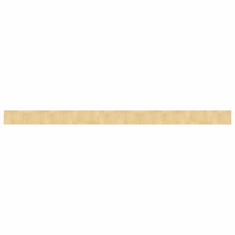 Berkfield Home Rectangular Bamboo Rug in Beige, W: 60 cm, L: 1000 cm