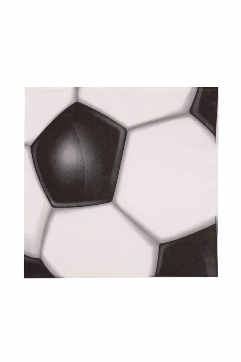 KDMD Football Party Paper Napkins, 5 Pack, Black and Multicolour – 2