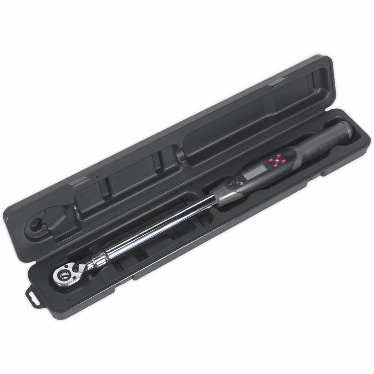 Loops Digital Torque Wrench with Angle Function, 1/2 inch Sq Drive, 20 to 200 Nm Range, Chrome Vanadium, Multicolour – 3