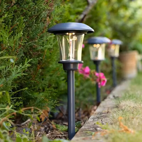 Noma Sage Tawny Slate Add-A-Long Border Light in Grey and White with Warm White Glow – 3