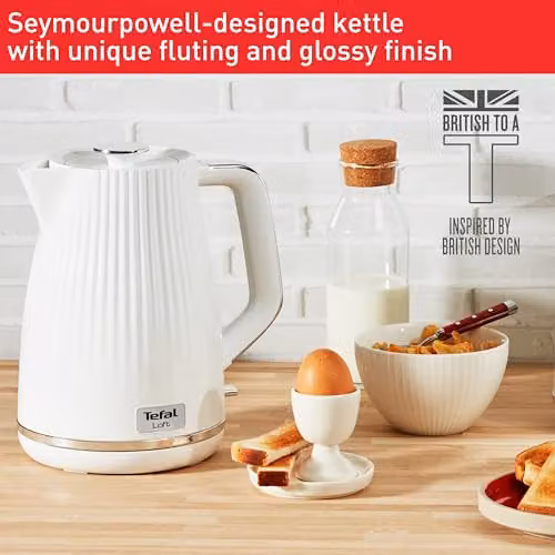 Tefal Loft Cordless Electric Kettle, 1.7 l, 2500 W, White – 2