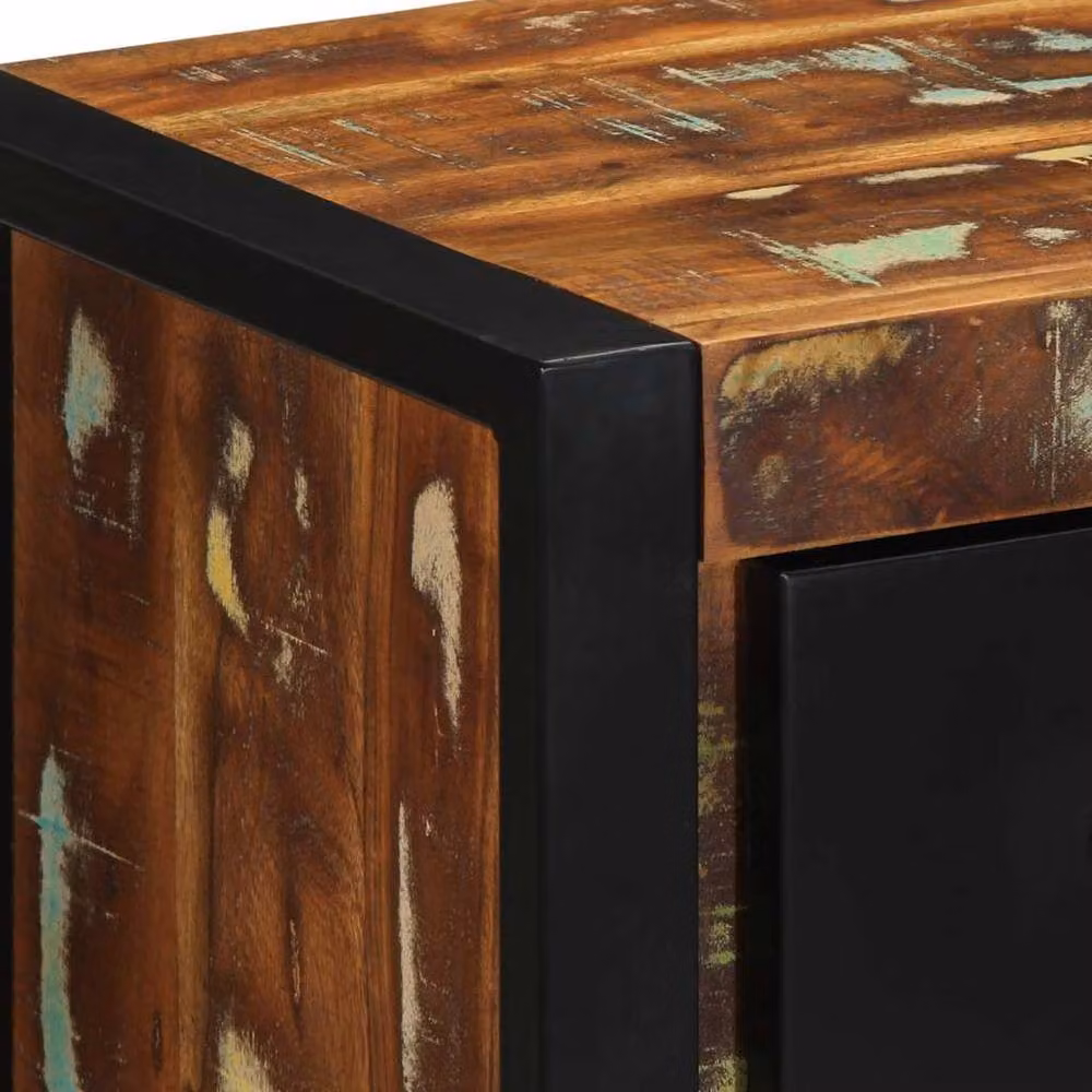 Berkfield Home Sturdy Solid Wood Bedside Cabinets, 2 Pack, Multicolour, W/D/H: 40 x 35 x 40 cm – 6