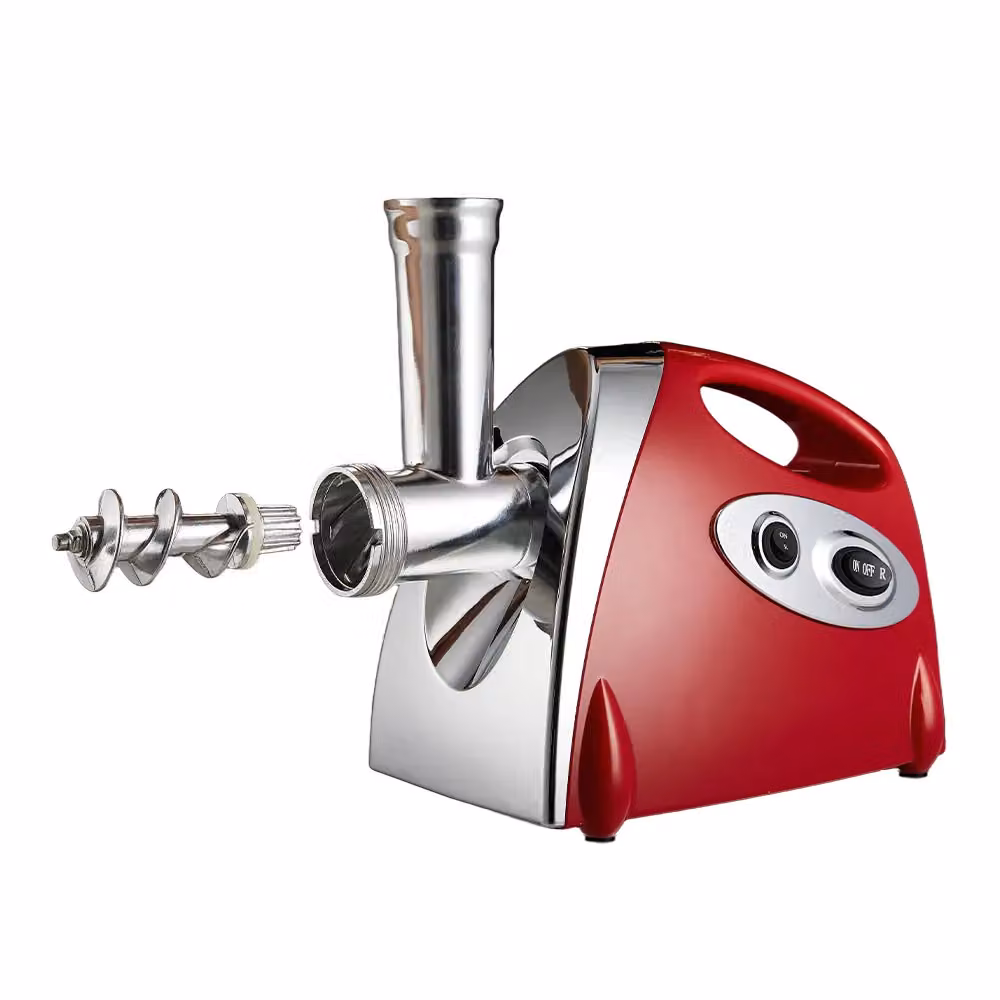 Living and Home 2800W Electric Meat Grinder, Mincer, Mixer and Sausage Stuffer in Red – 7