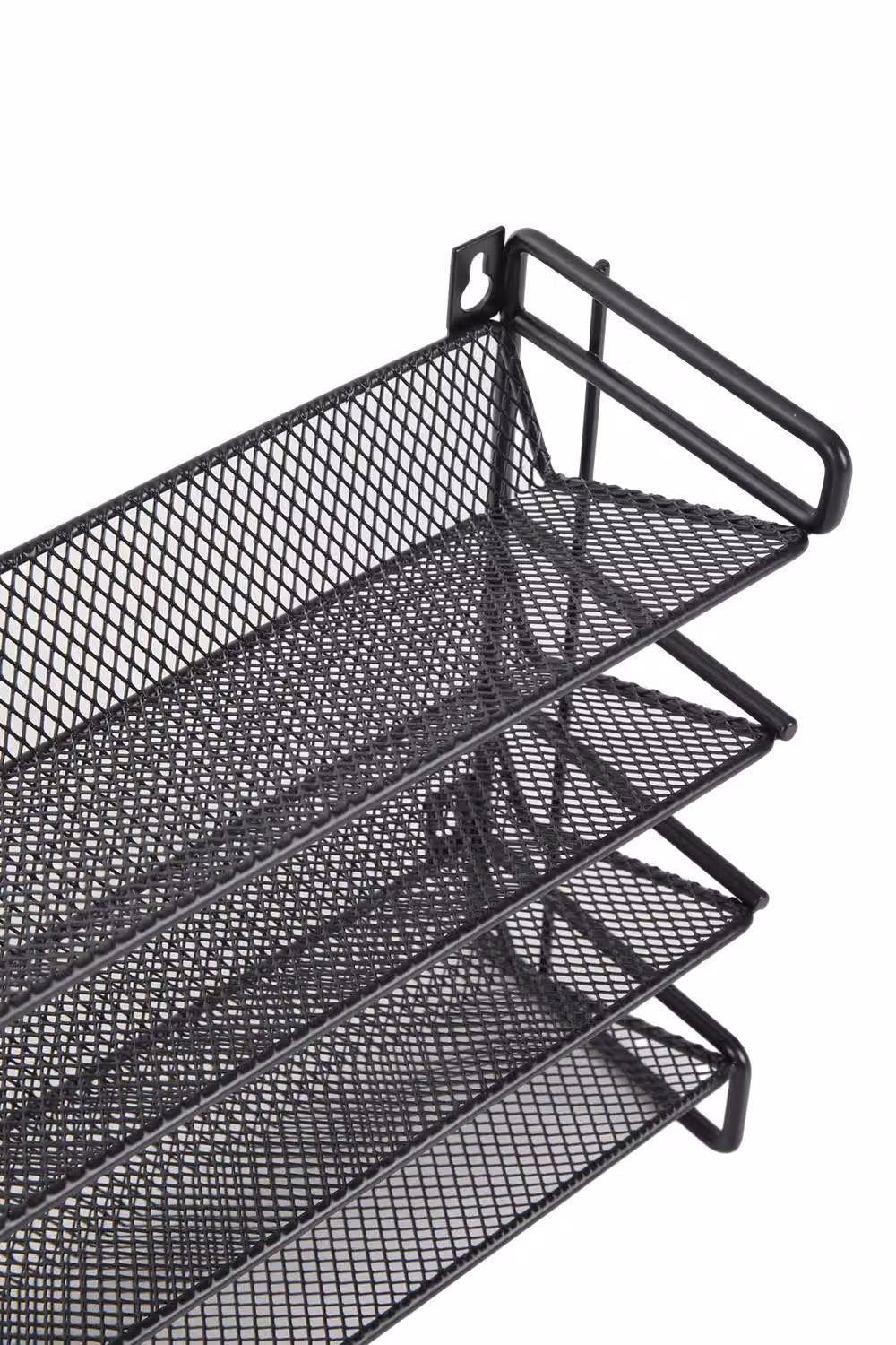 Garden Sanctuary 4-Tier Metal Spice Rack Organiser in Black – 3