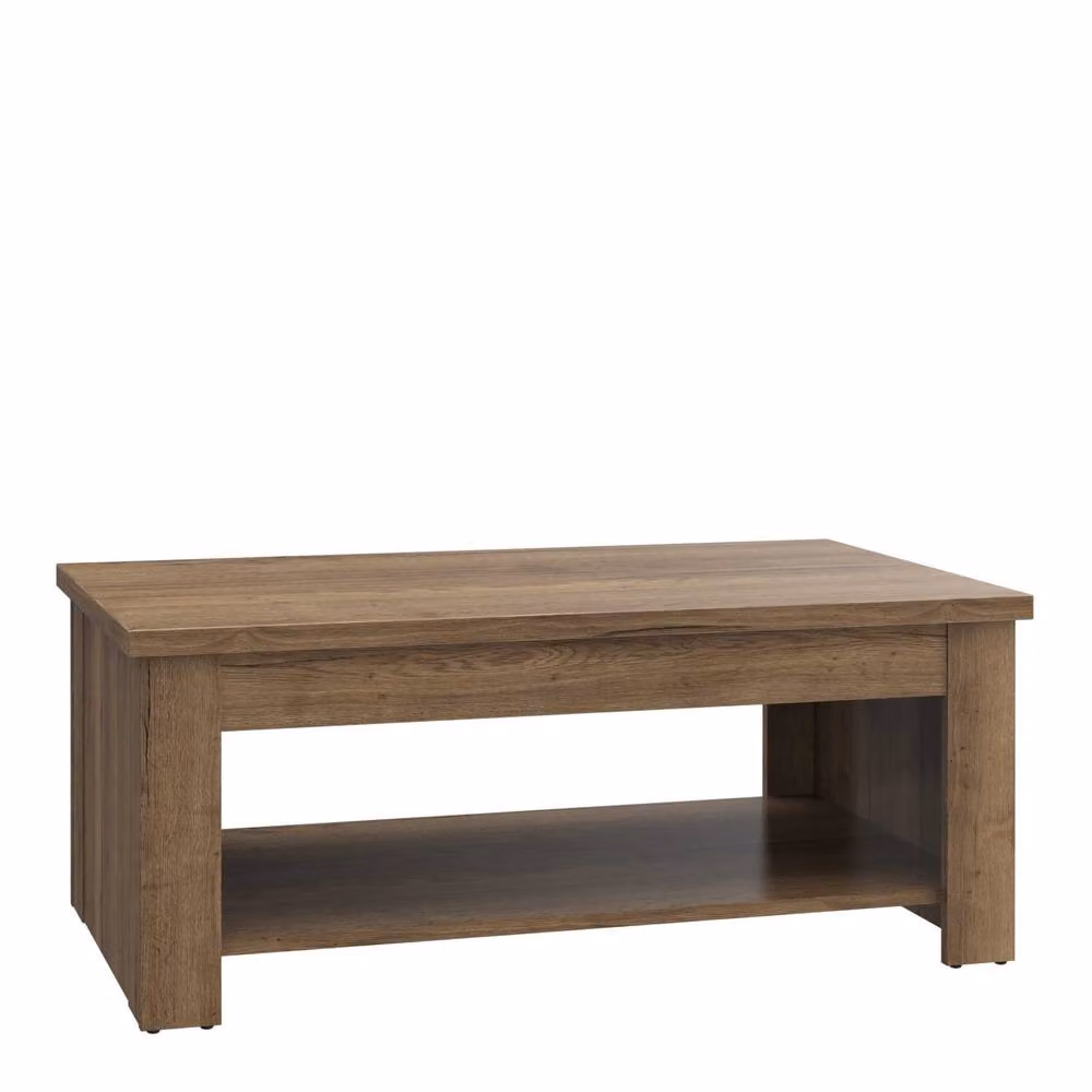 Wyld Haus Fernlight Rising Coffee Table in Dark Oak and Brown, W/D/H: 65.0 x 45.7 x 65.0 cm – 2