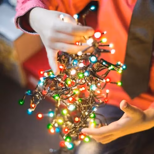 VFM Multi-Coloured 600 LED Christmas Fairy Lights for Indoor and Outdoor Use – 6