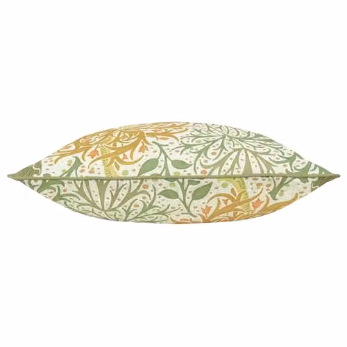 Morris & Co. Seaweed Printed Piped Outdoor Filled Cushion, Stone Sunflower, W/D/H: 50 x 50 x 50 cm – 2