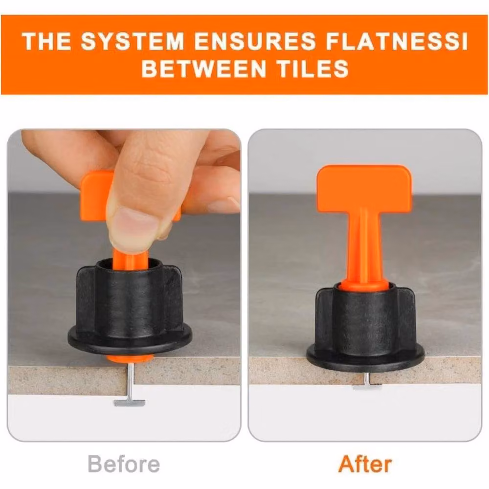 SPETLEK Tile Leveling System Kit in Orange with 100 Clips and 2 Wrenches – 2