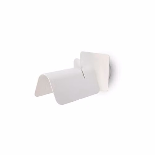 Netlighting Smile Adjustable White Wall Light with E27 Bulb Replacement