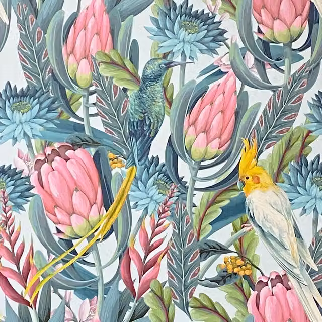 Arthouse Escape Rainforest Botanical Wallpaper in Green and Multicolour