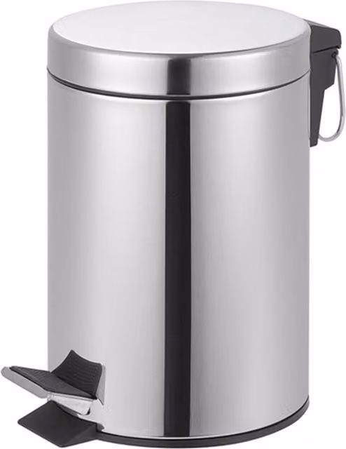 Innoteck Essentials 3L Silver Stainless Steel Pedal Bin