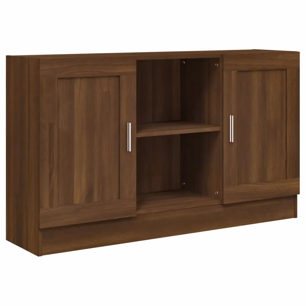 Berkfield Home Brown Oak Sideboard, W/D/H: 120 x 30.5 x 70 cm – 2