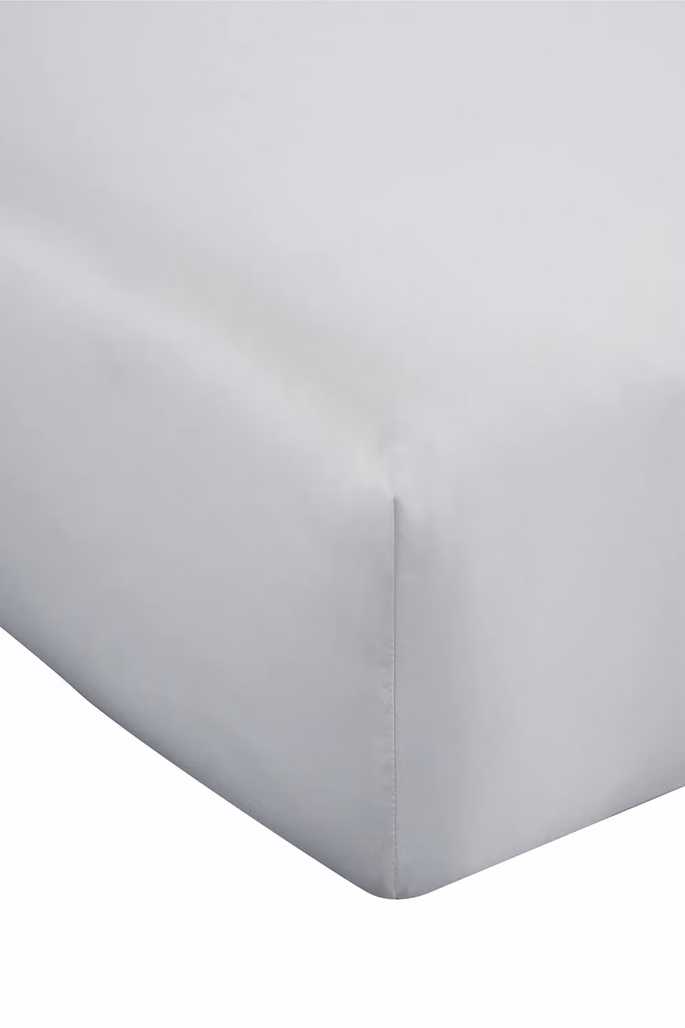 Catherine Lansfield Silky Soft Satin Super King Fitted Sheet, Silver Grey, Depth: 30 cm, W/D/H: 200 x 200 x 30 cm – 2
