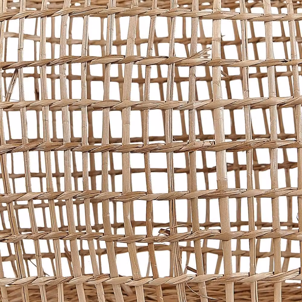 Wyld and Coco Seagrass Storage Basket Set of 3 with Handles, Brown – 3