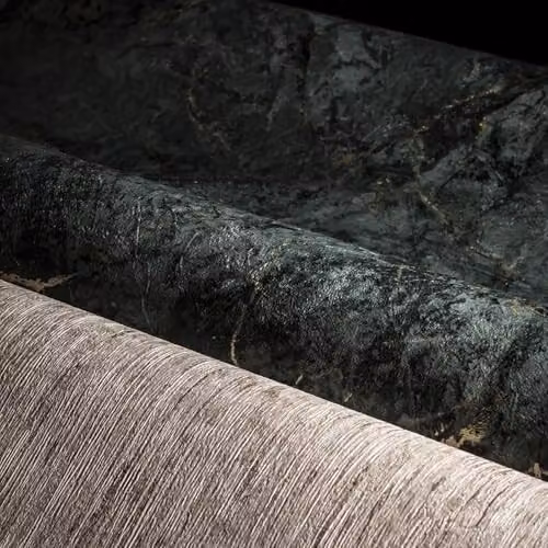 Grandeco Thassos Golden Thread Marble Textured Wallpaper, Emerald Green and Gold – 2