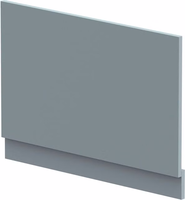 Balterley Edge/Power Straight End Bath Panel and Plinth in Grey